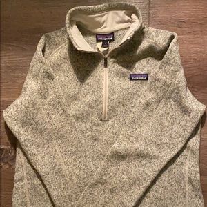 Size L Patagonia 1/4 Better Sweater Zip Fleece